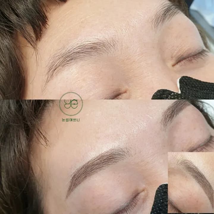 여자콤보눈썹