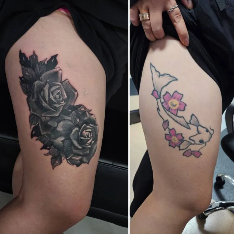 ๊ฝ๋ถ์ด ์ฅ๋ฏธ๋ก ์ปค๋ฒ์