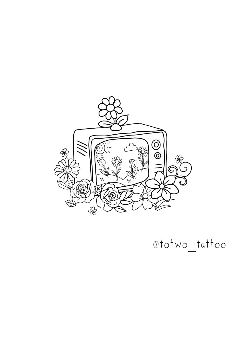 꽃타투,여자 타투이스트