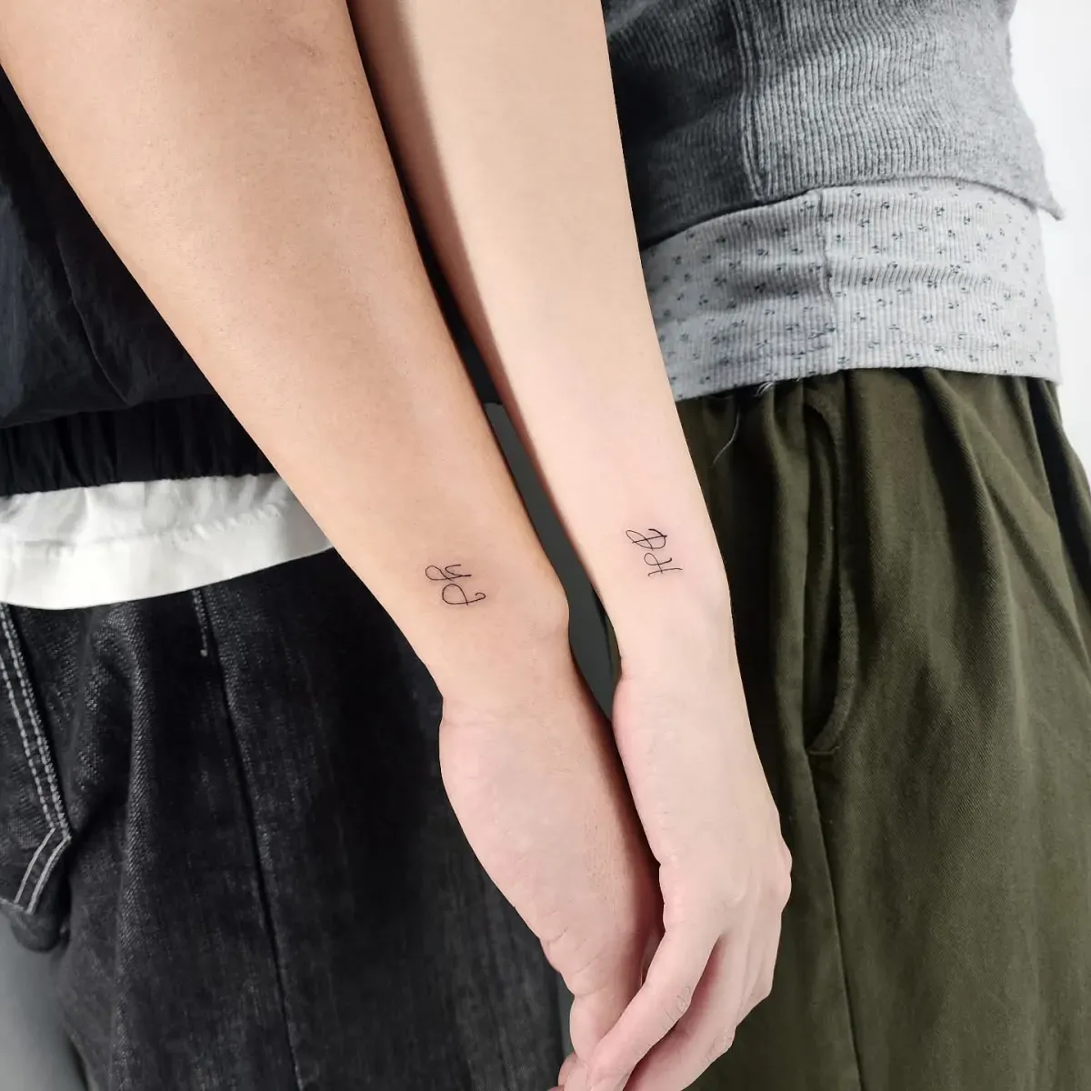 커플 이니셜 레터링