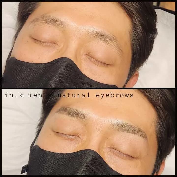 자연스러운 남자눈썹문신