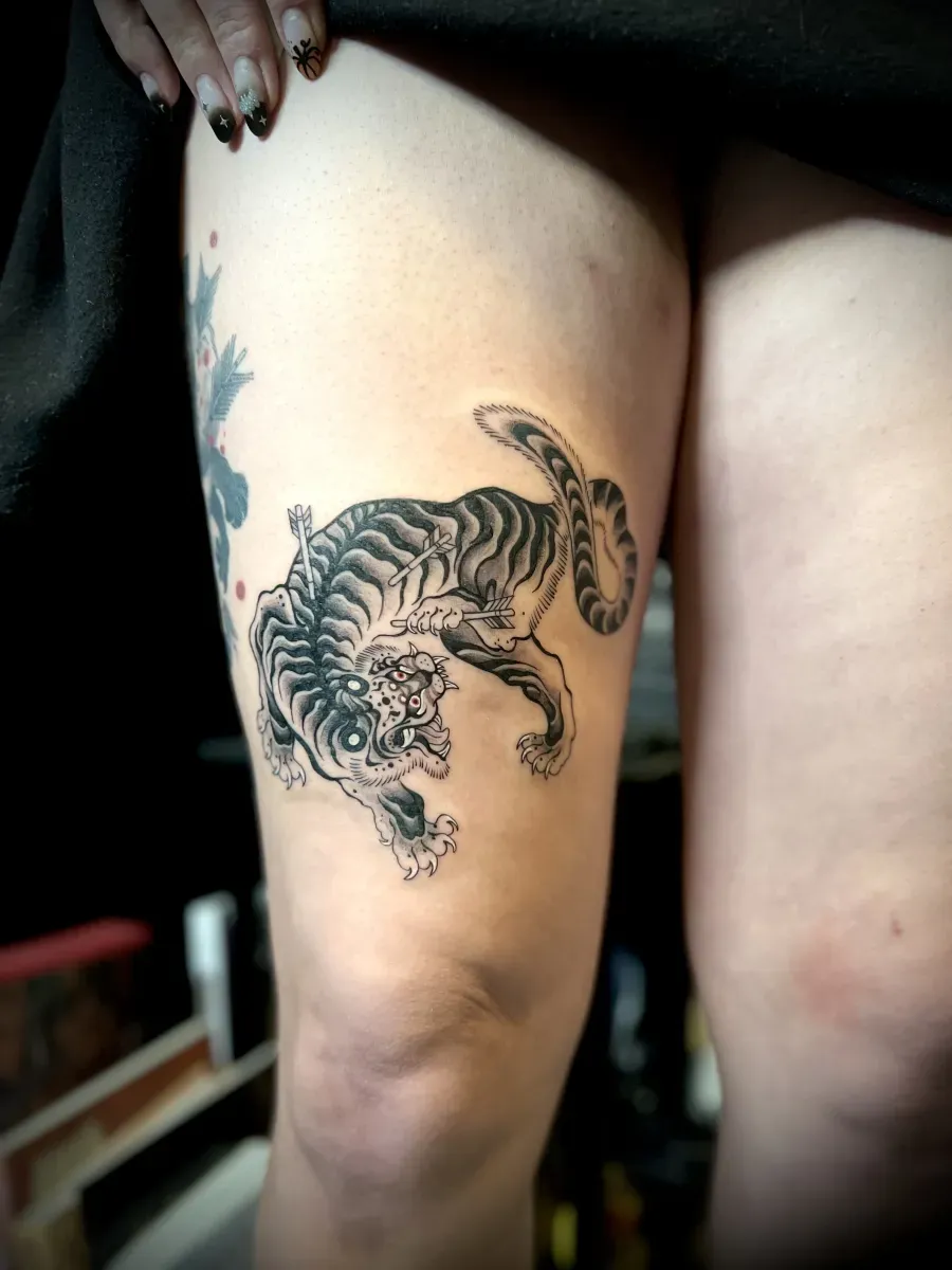 묘당타투 호랑이 - 1