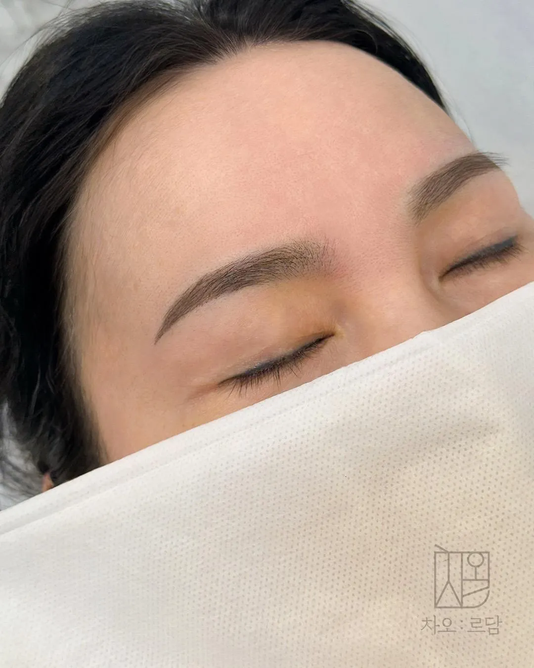 차오르담 중년여성 눈썹