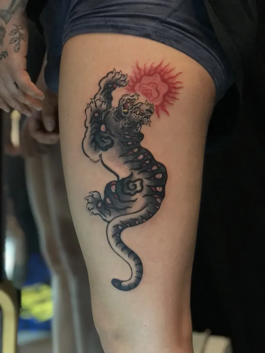 묘당타투 호랑이 시리즈 - 1