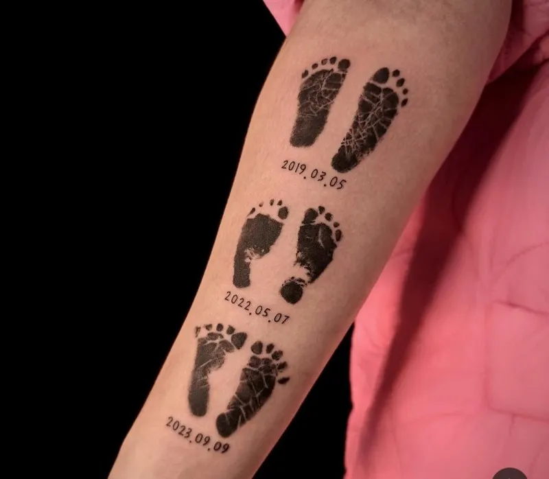 발도장&레터링 1개 - 1