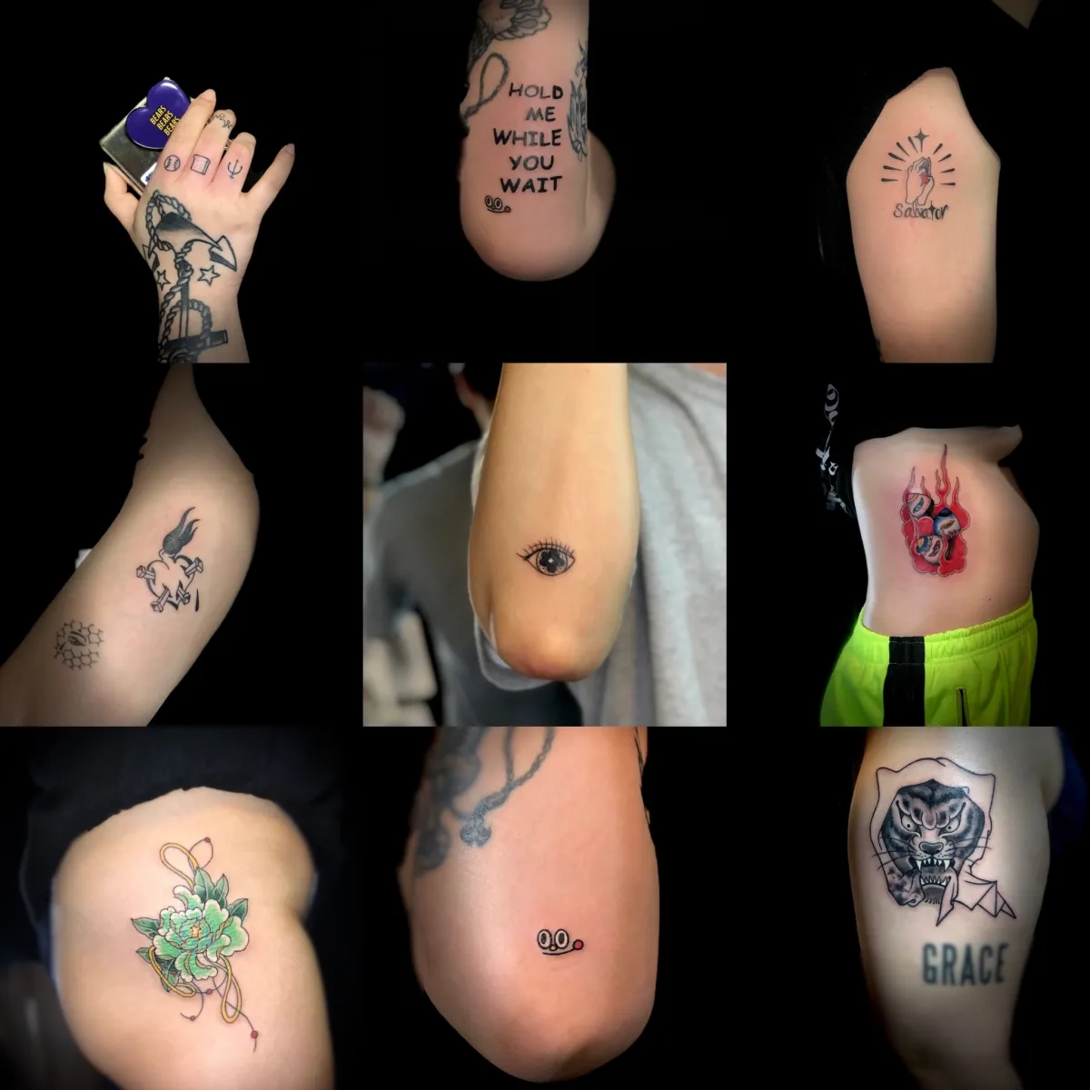 2023 묘당타투 작업물 모음 - 1