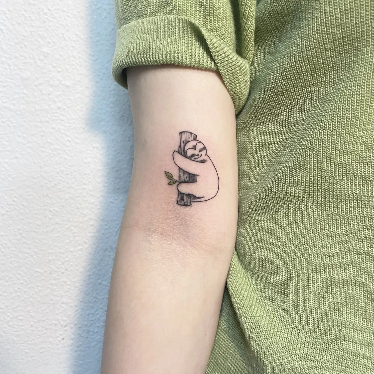 나무늘보타투 동물타투