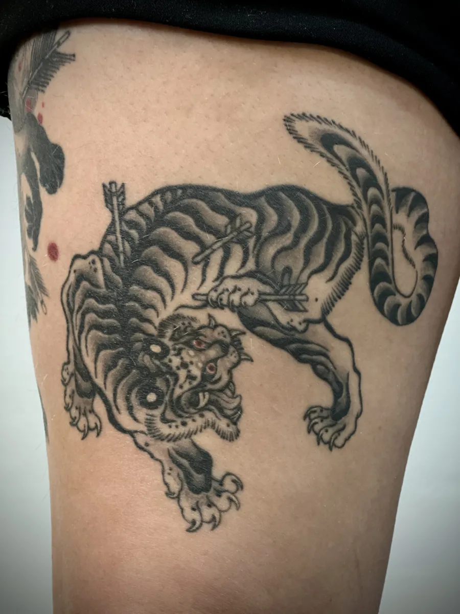 묘당 호랑이 발색 완⚡ - 1