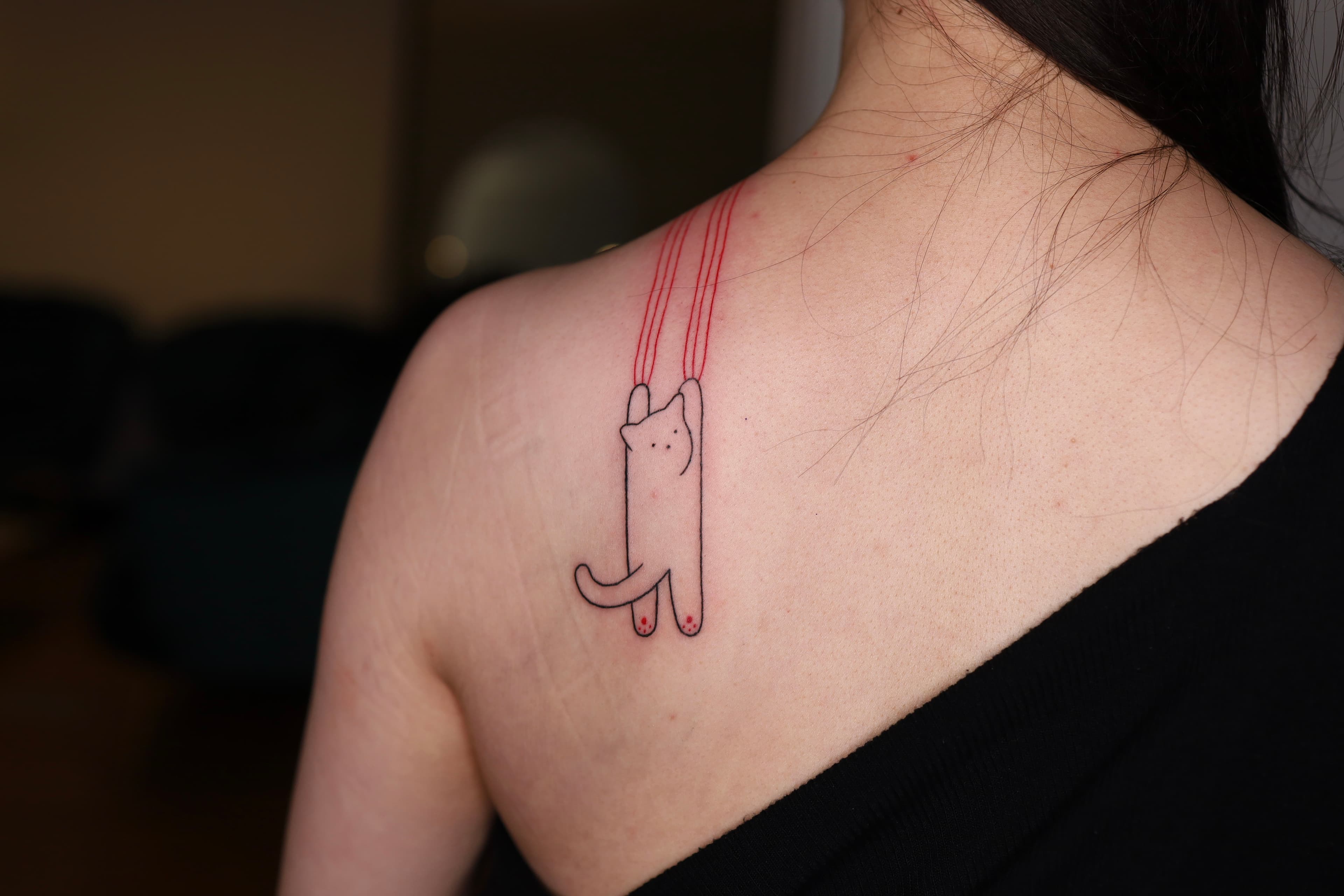 고양이타투 귀여운타투 수원타투 인계동타투