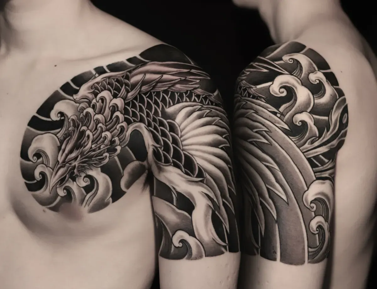 봉황 가슴 반팔