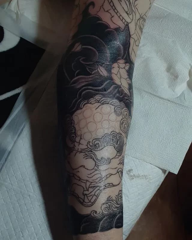 이레즈미 해태 타투