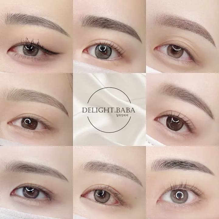 여자눈썹문신 모음