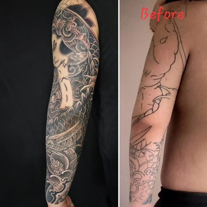 타샵라인 터치업