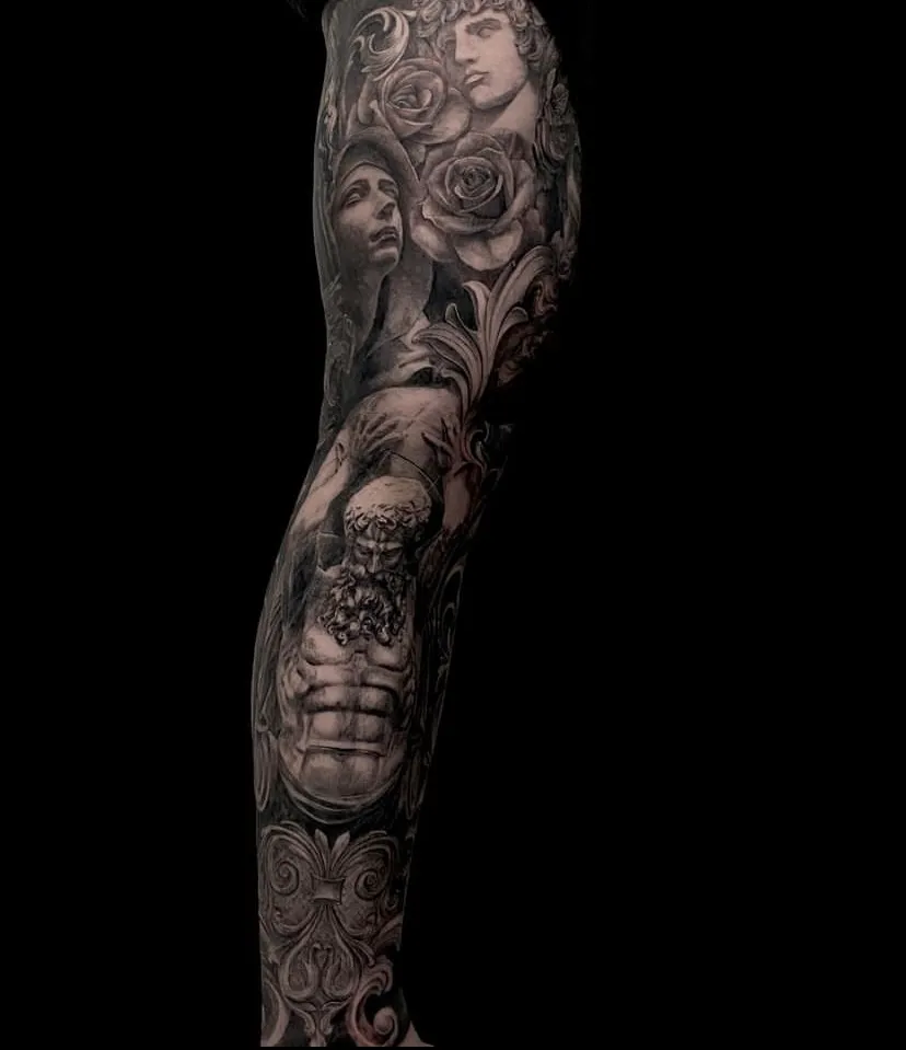 부산타투 서면타투 다리타투 블랙엔그레이 - 1