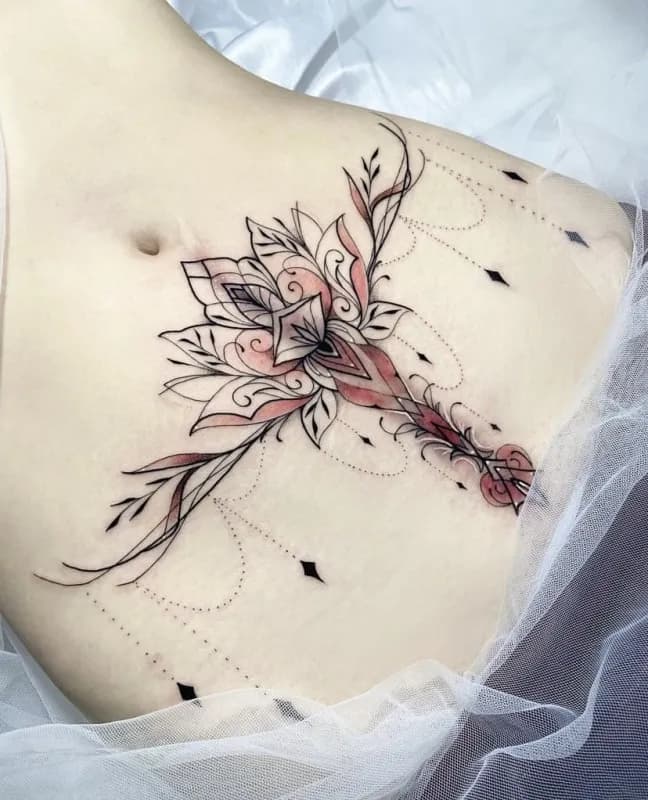 부산타투 서면타투 김해타투 울산타투 창원타투 커버업타투 흉터커버업 오너먼트타투 - 1