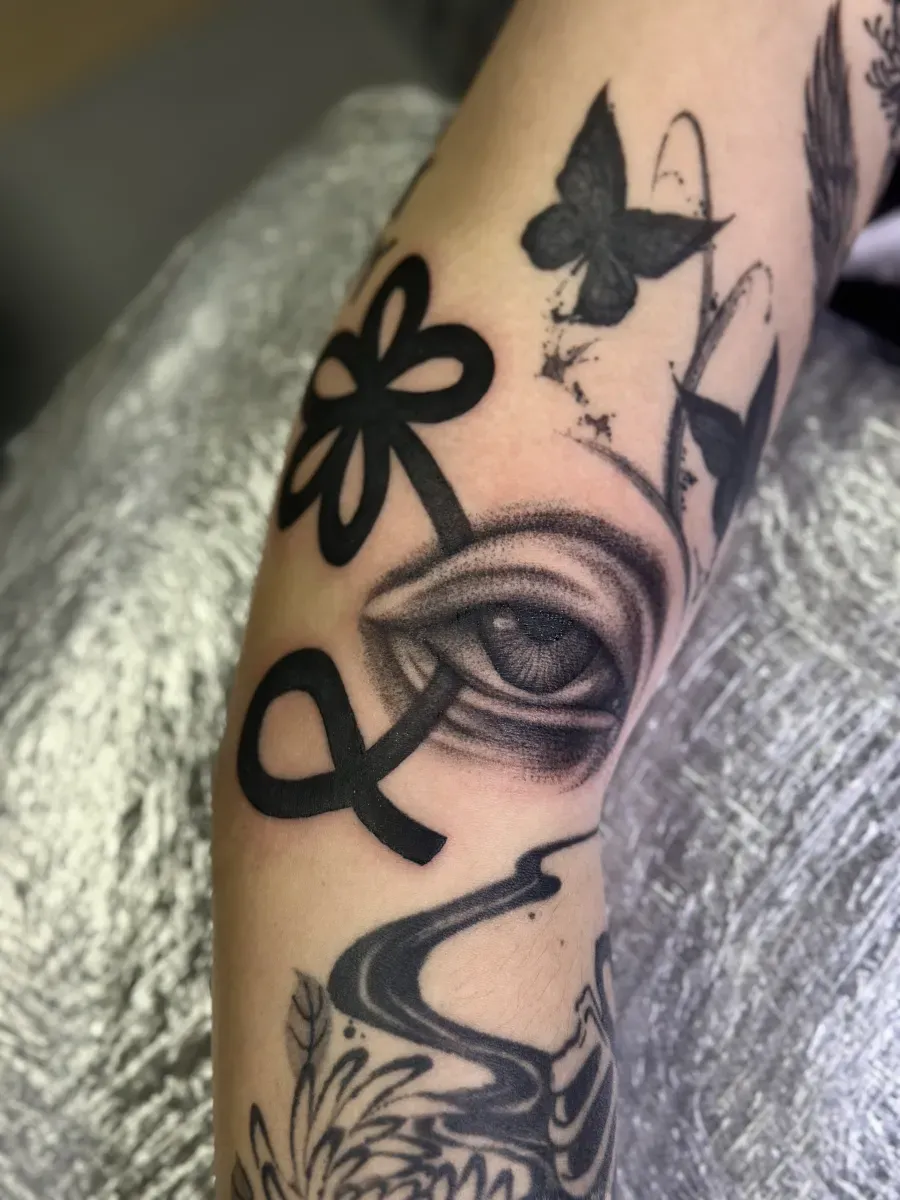 블랙 포인트 감성 타투 - 1