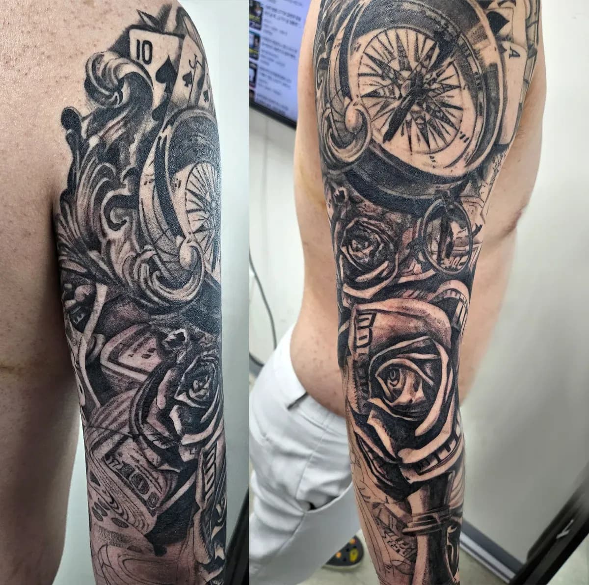 치카노 긴팔 나침반