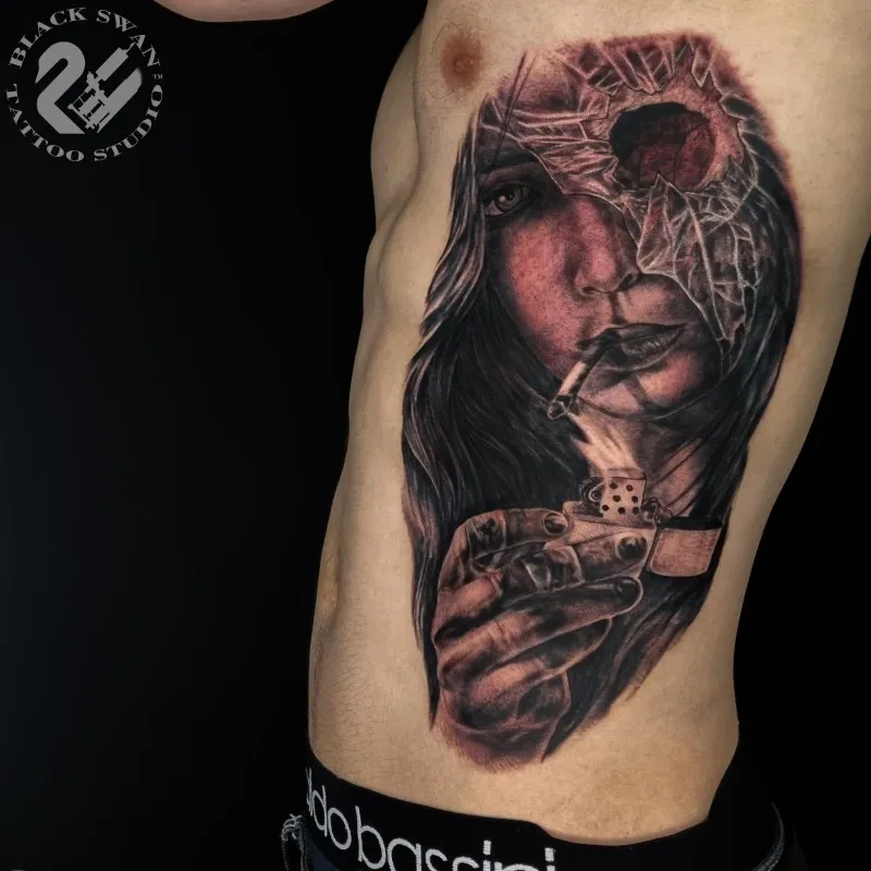 성남타투 / 모든장르가능 / 치카노타투