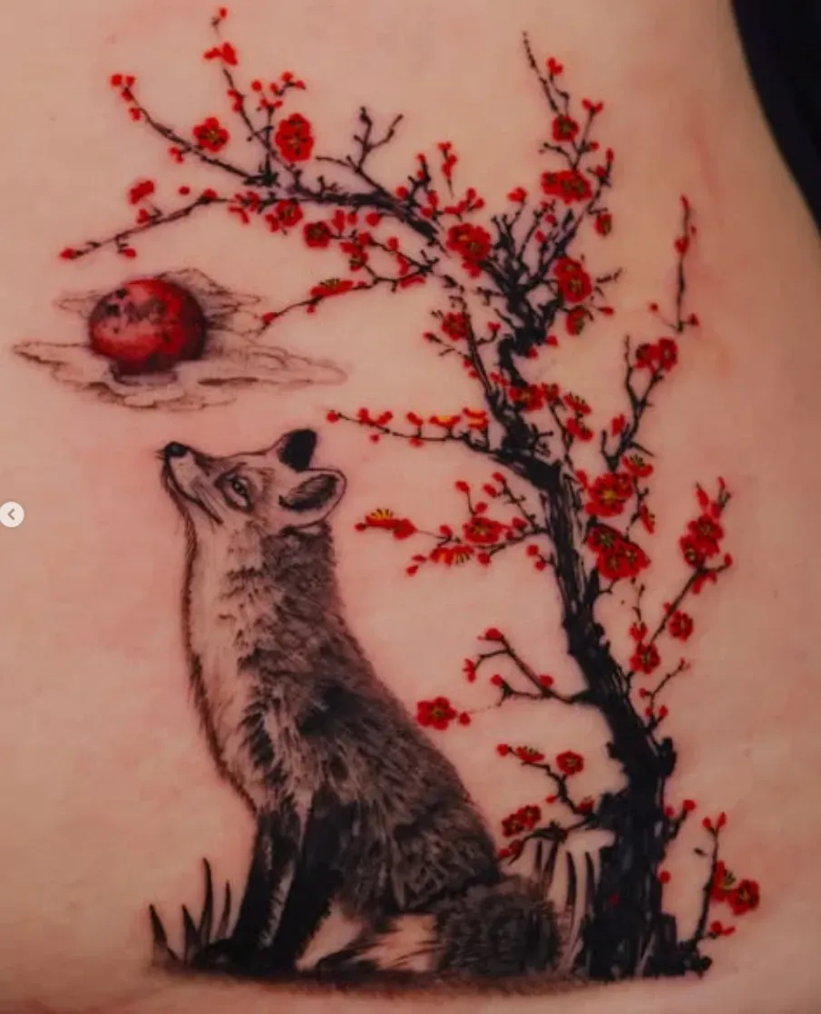 적월 매화나무 아래 외로운 여우 - 1