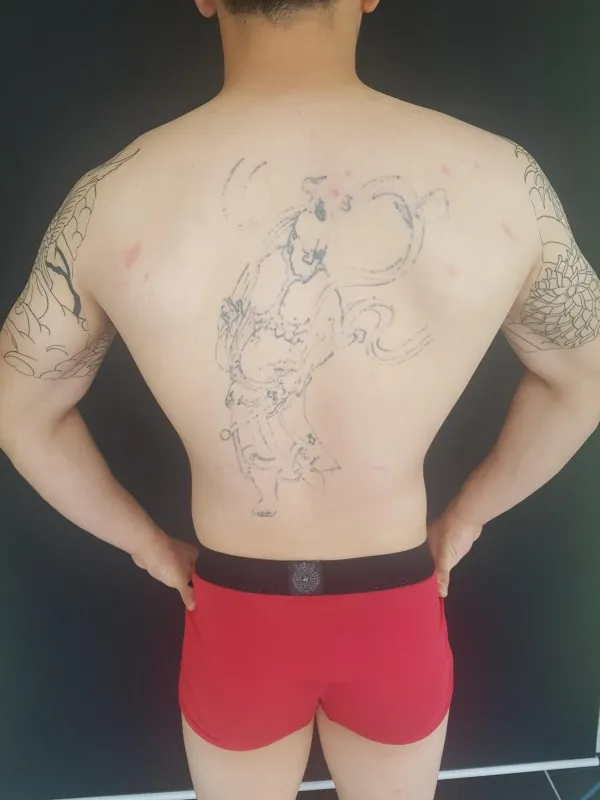 커버업타투 잉어타투 목포타투 TS타투