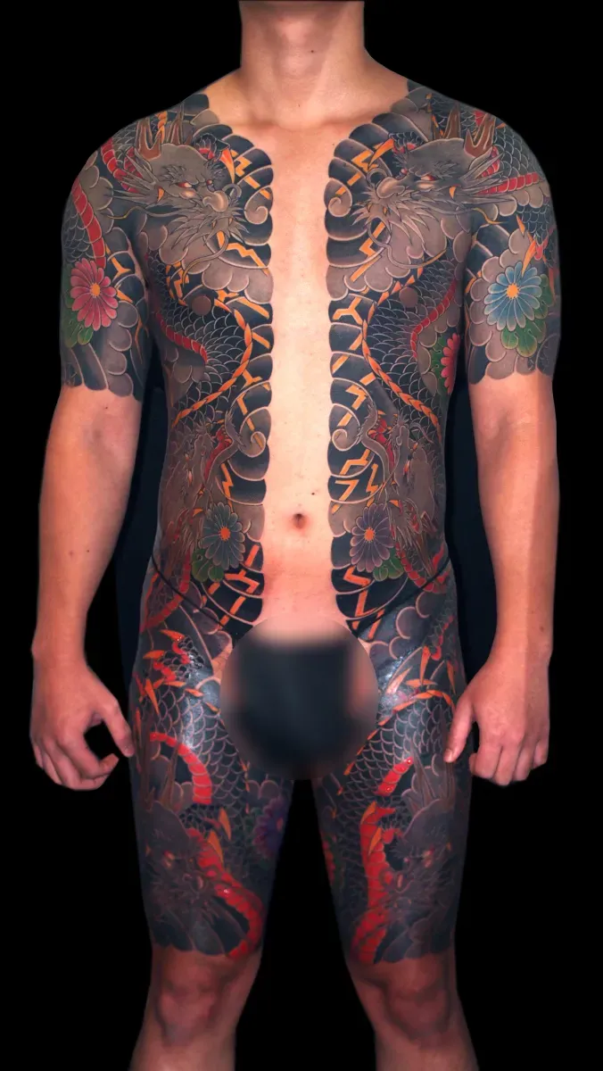 반팔반바지 무네와리전신