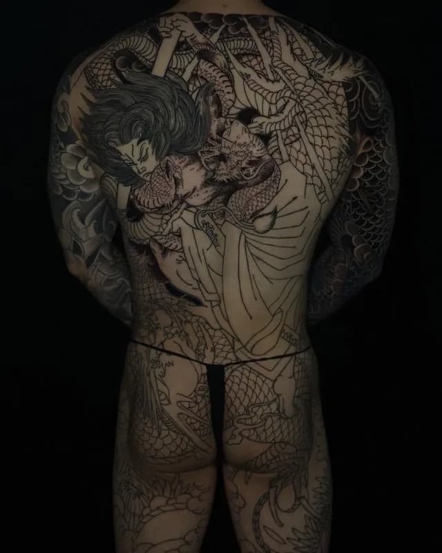 구문룡타투 이레즈미구문룡 - 1