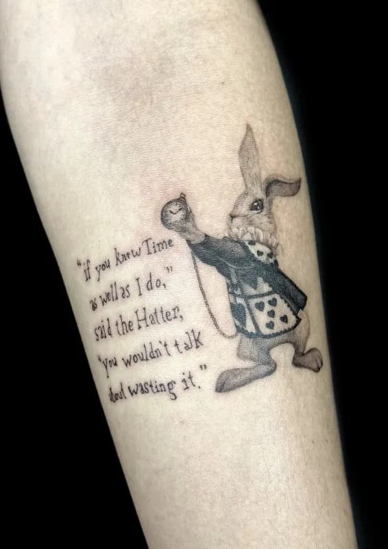 앨리스토끼 레터링