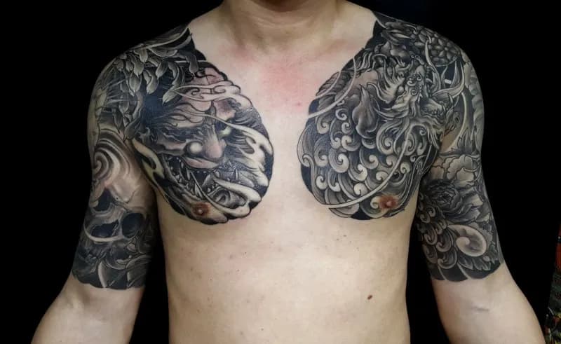 양가슴반팔 이레즈미