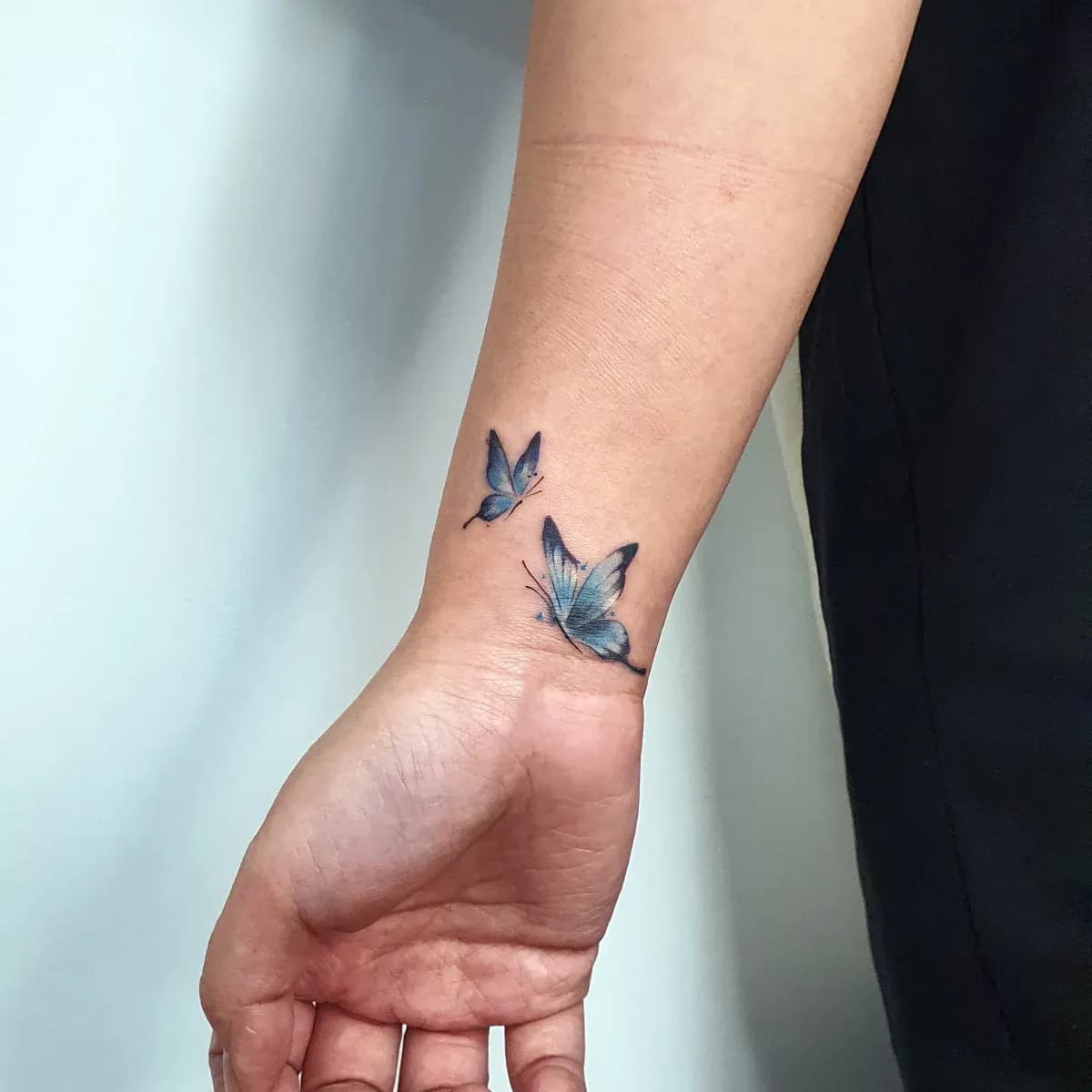 손목 레터링 커버업