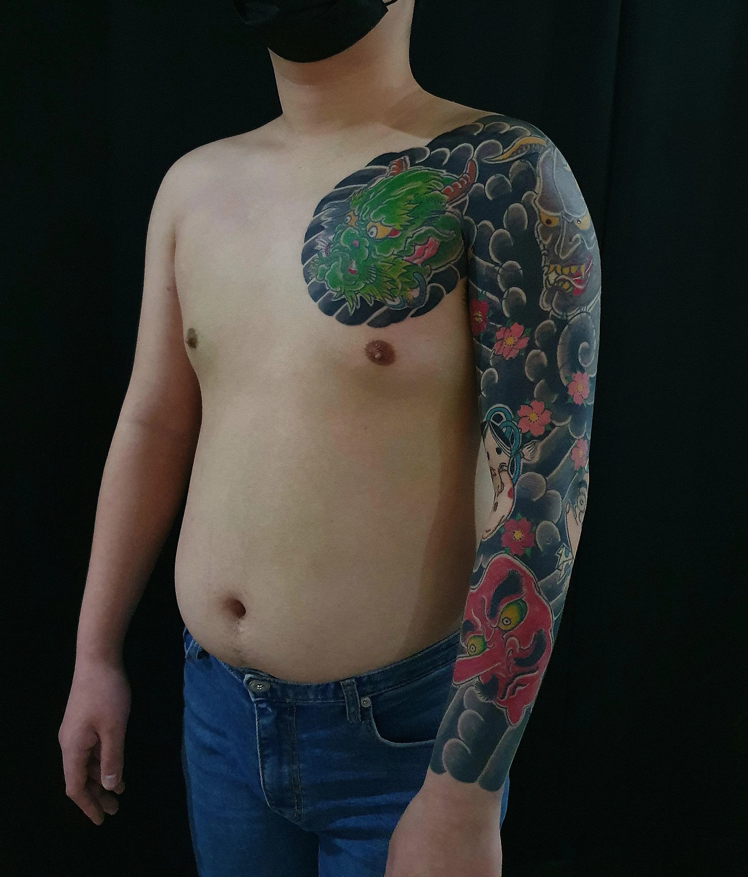 가슴긴팔 이레즈미 (커버업 및 터치업 긴팔로연장) - 1