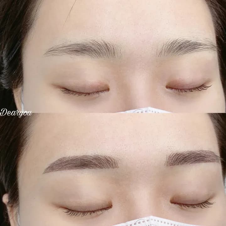 여자콤보눈썹/눈썹문신