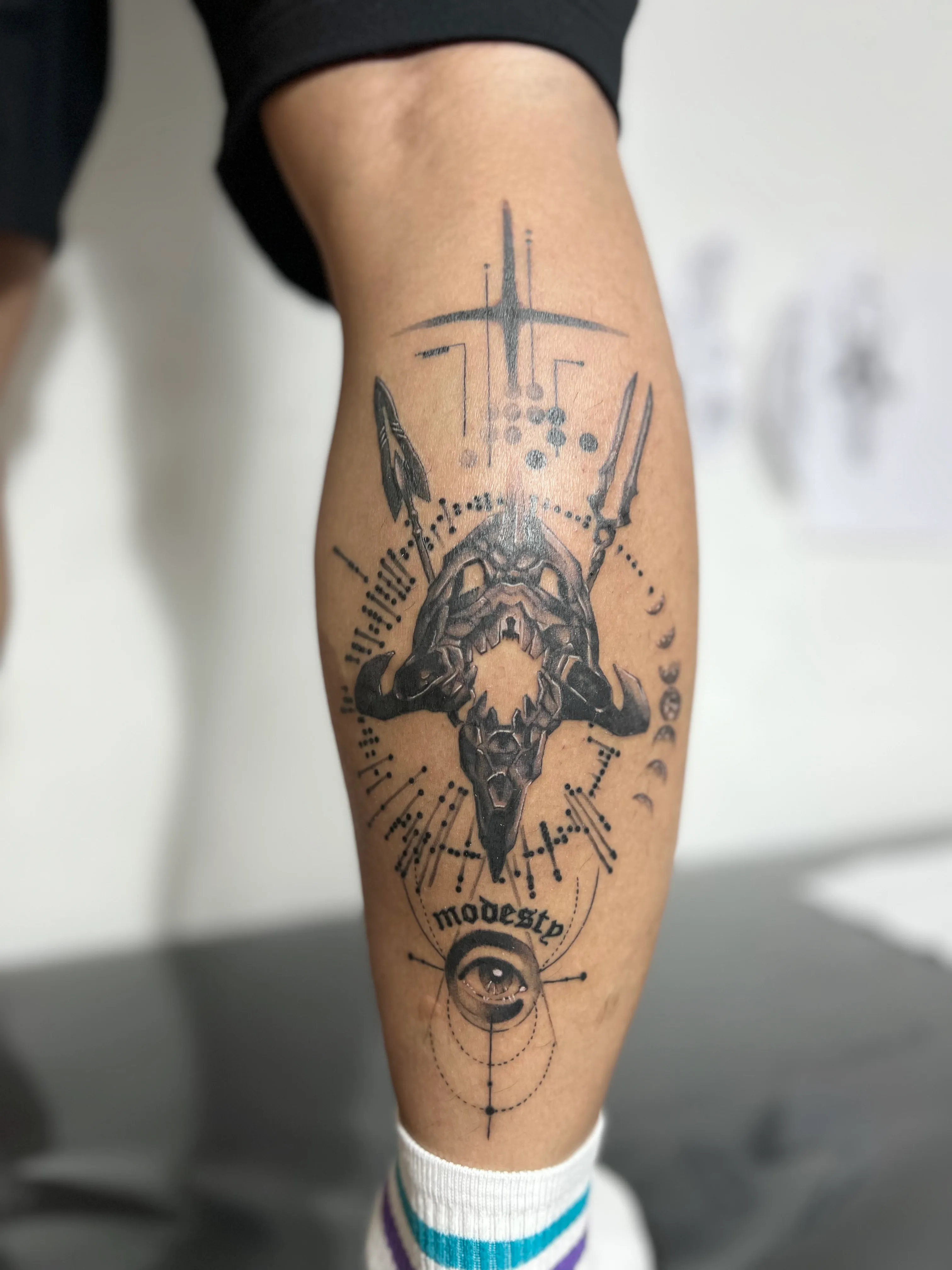 종아리 에반게리온