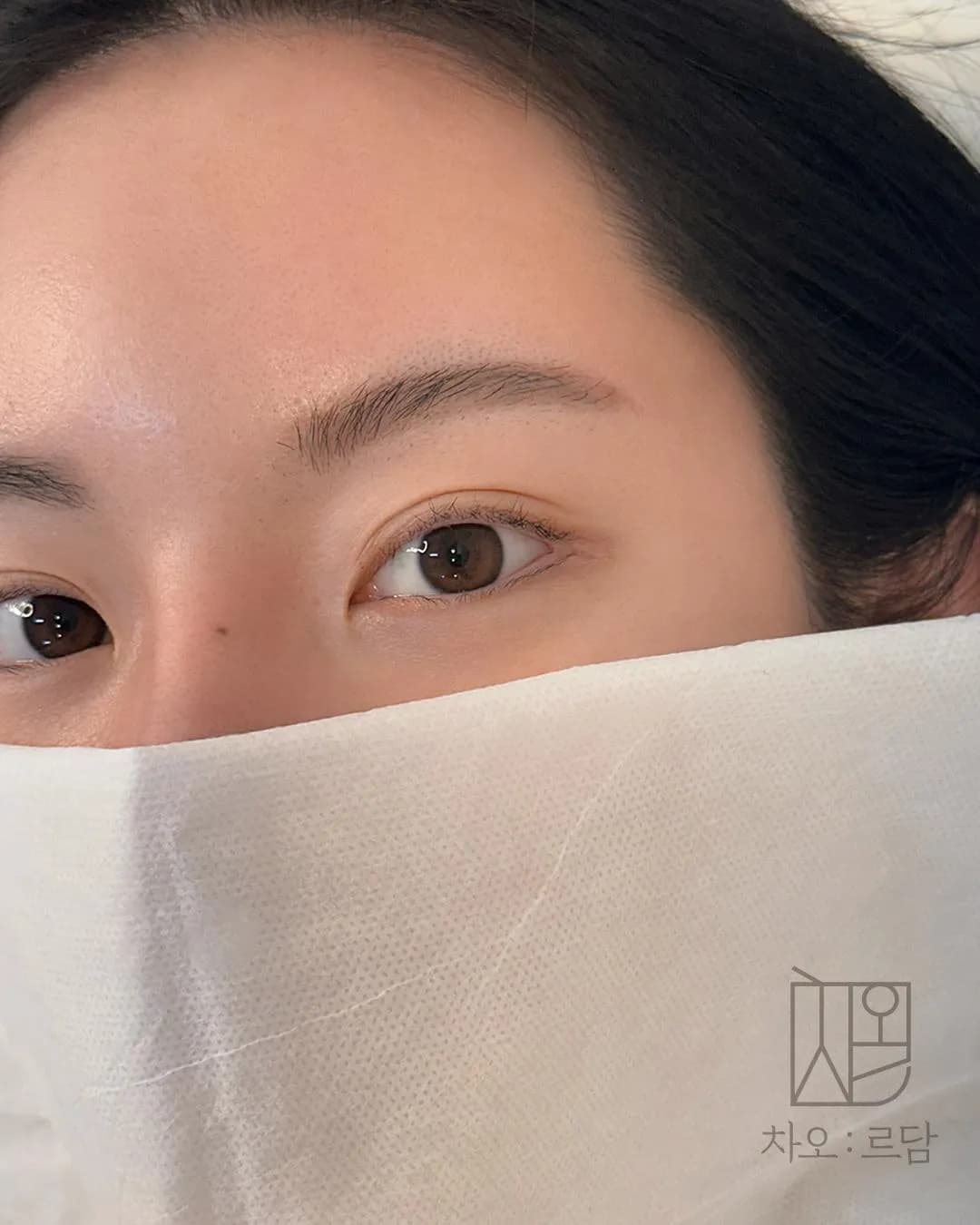 차오르담 여자눈썹 셀프