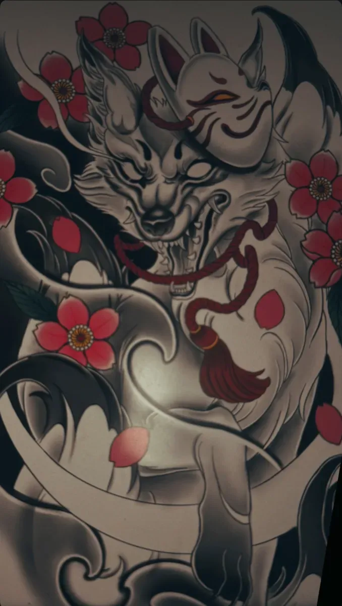 키츠네 (도안) - 1