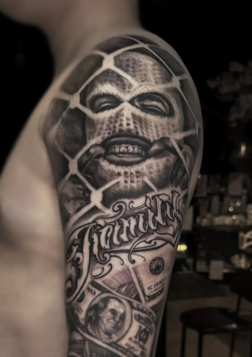 치카노 블랙앤그레이 긴팔 - 1