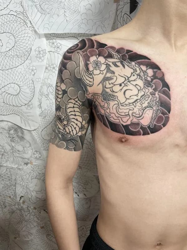 이레즈미) 반팔 가슴반팔 라인 작업(작업 비용은 설명란에 있어요) - 1