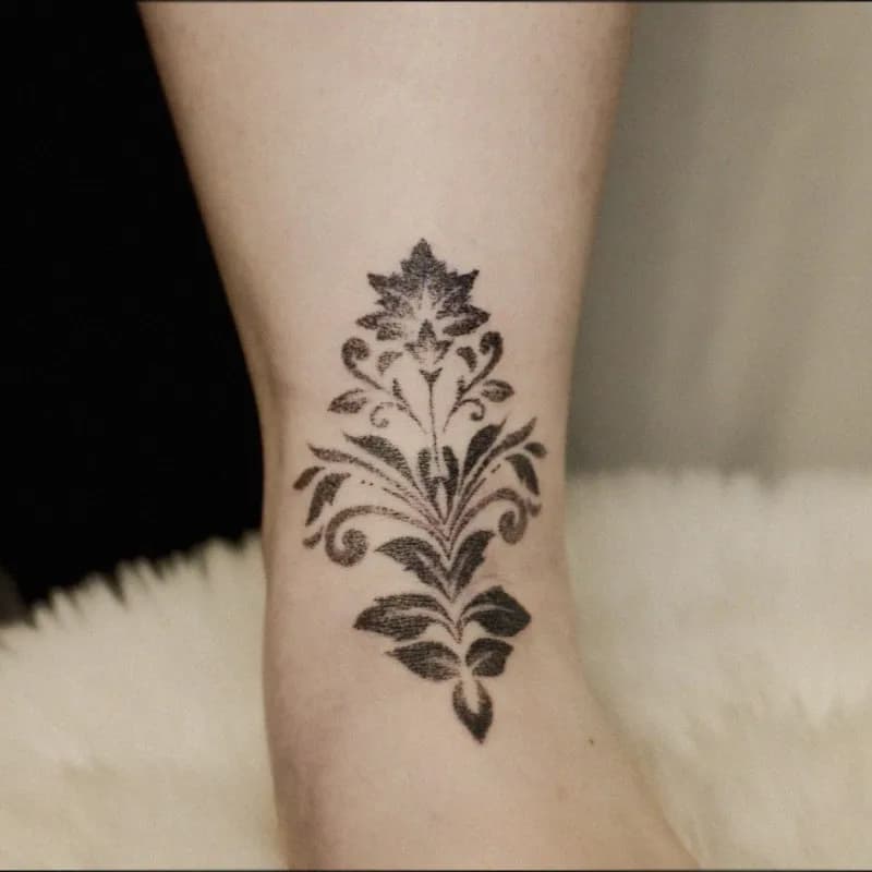 @tattooist_petal빈티지문양 핸드포크 - 1