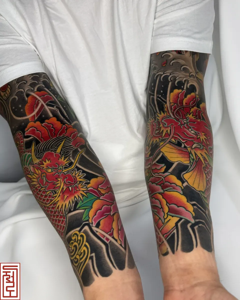 이레즈미 긴팔타투 타투발색 긴팔연장 부천타투 인천타투 시흥타투 제로타투 - 1