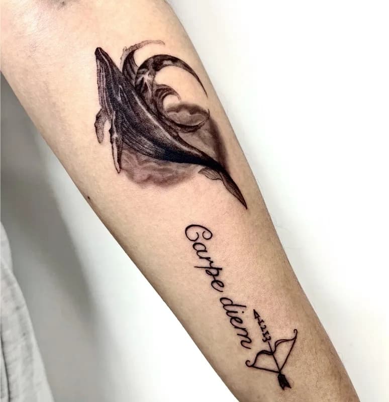 고래 별자리 레터링