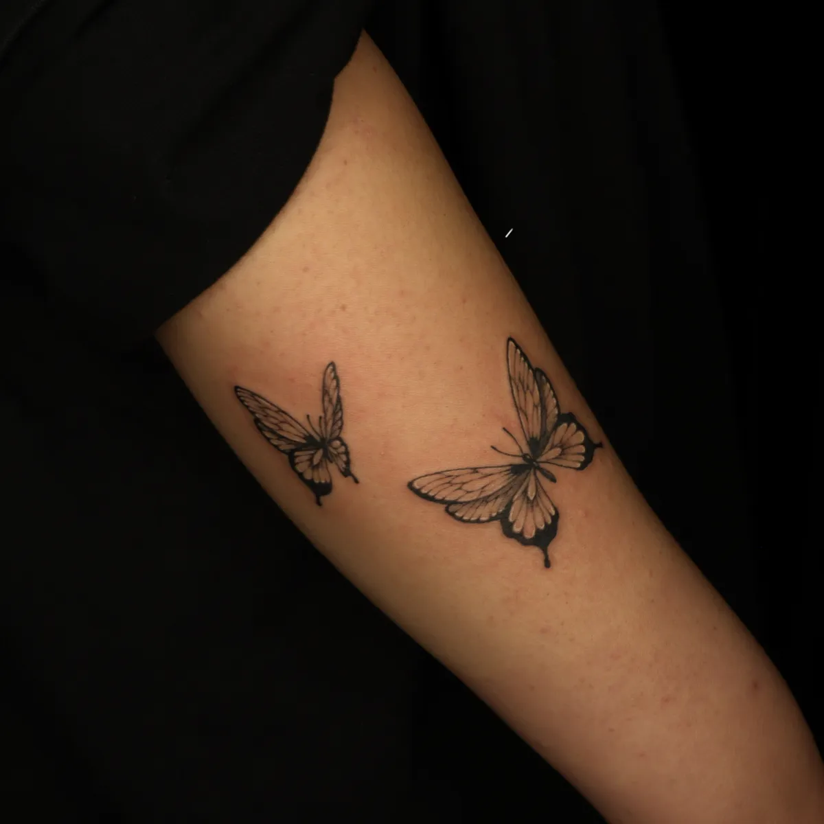 나비 타투 서면타투