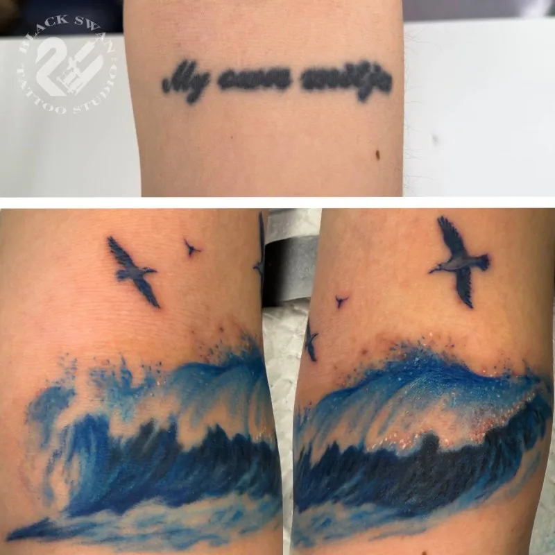 성남타투 / 모든장르가능 / 파도타투 / 커버업타투