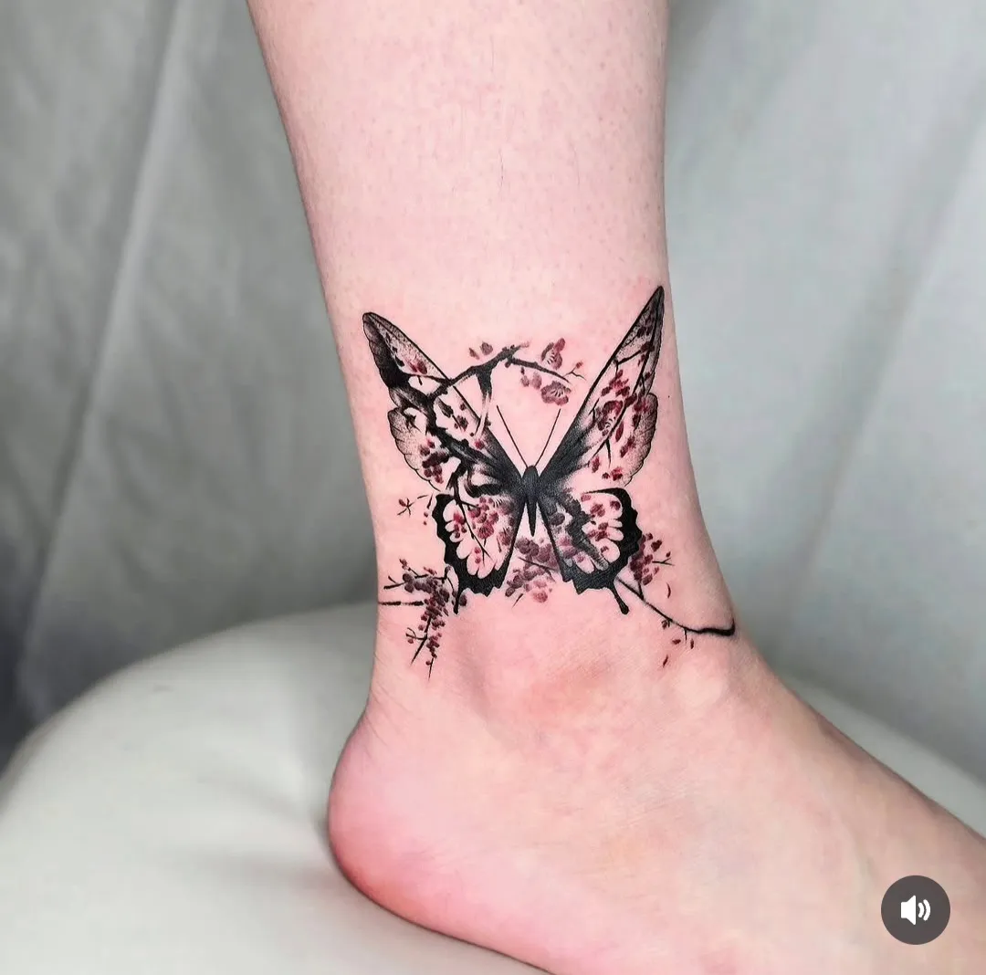 커버업 타투(발목) - 1