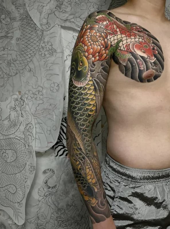 이레즈미) 가슴긴팔,긴팔 작업 - 1