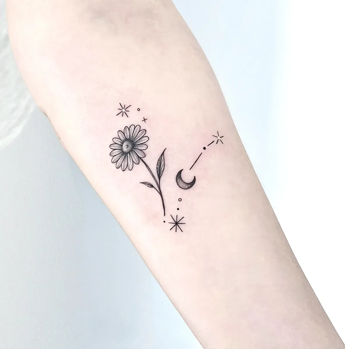 인천타투 주안타투 별자리타투 데이지타투 물고기자리타투 - 1