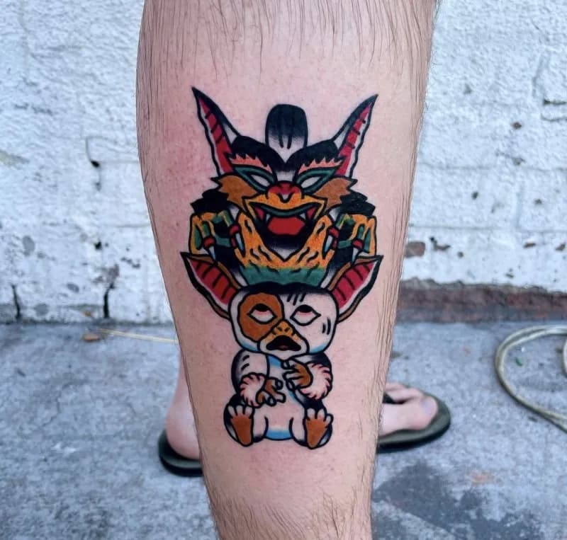 올드스쿨 손바닥크기 타투