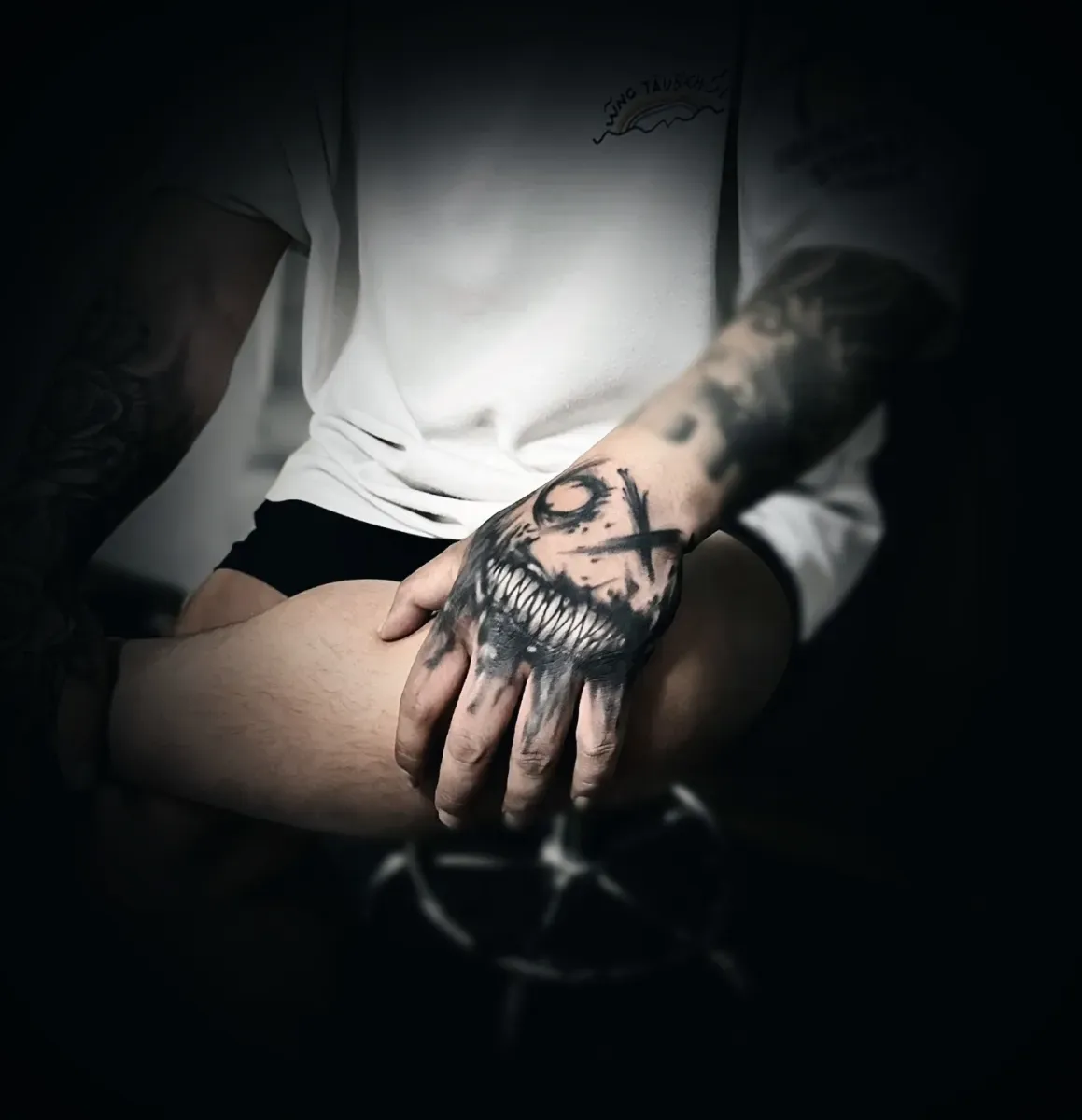 스마일 낚서타투 - 1