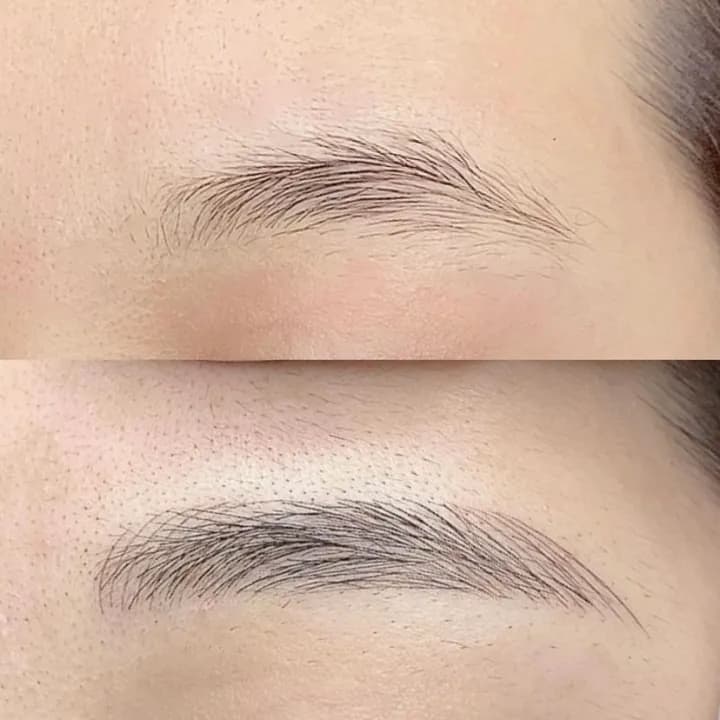 여자자연눈썹/엠보눈썹/눈썹문신