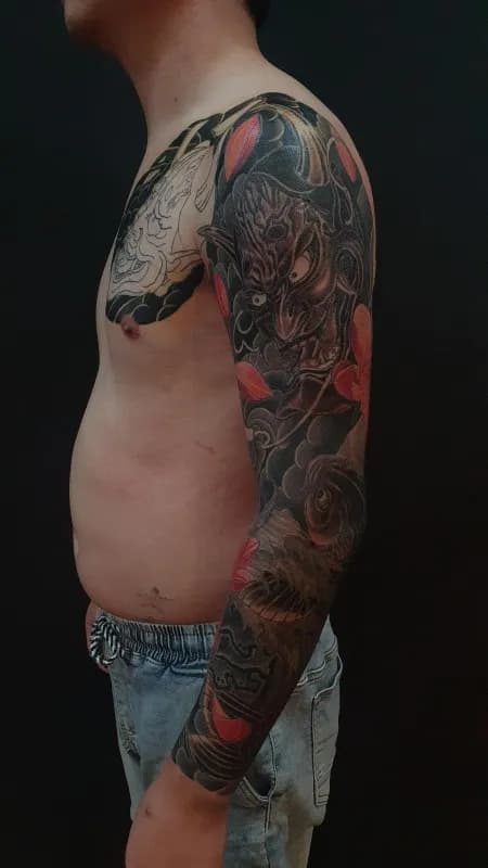 가슴긴팔 베이스작업