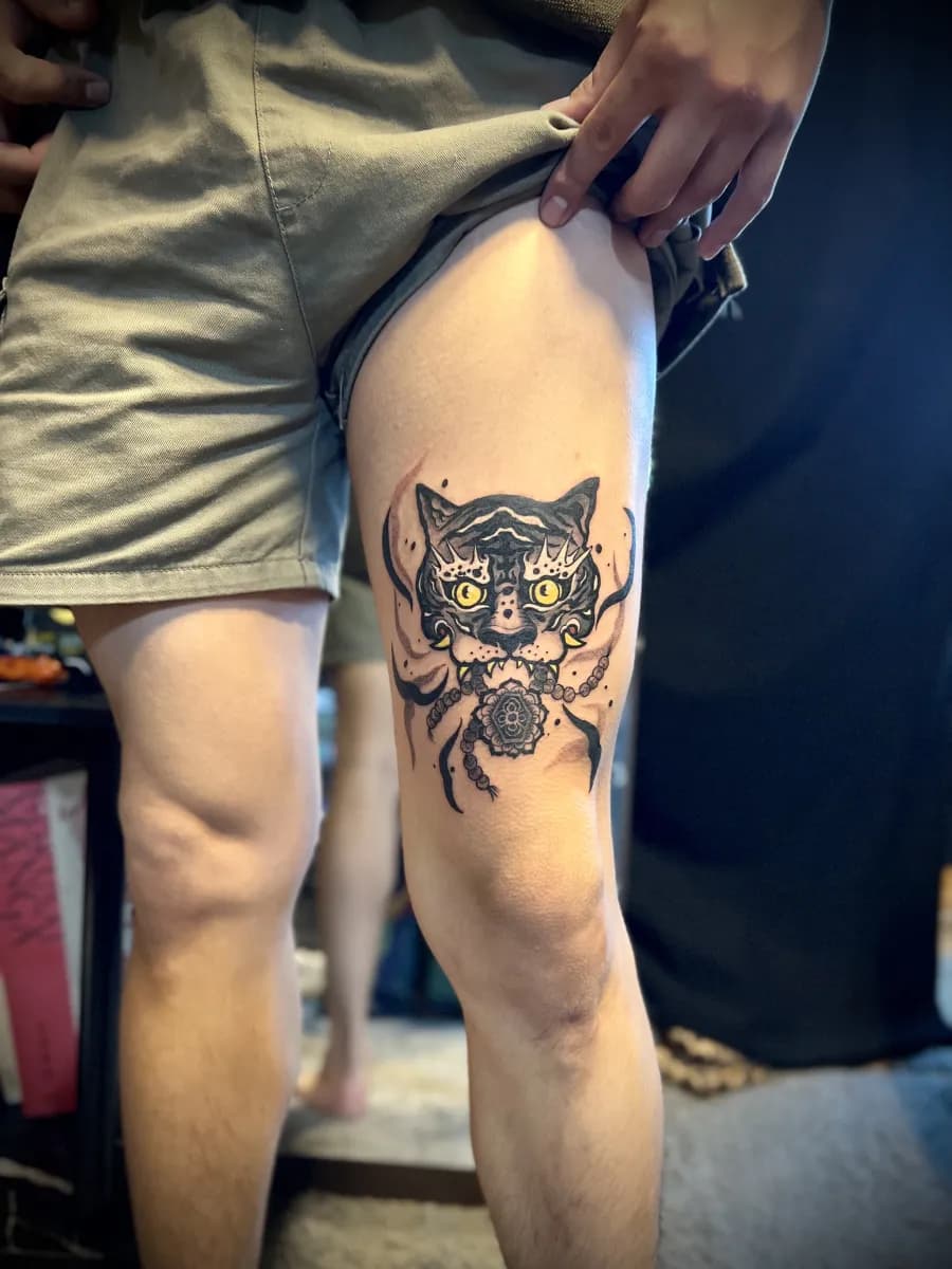 묘당타투 호랑이 - 1