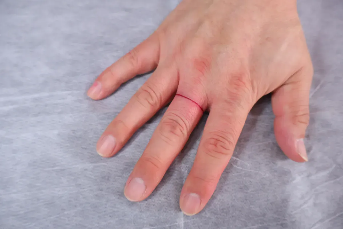 작업하다 눈빠진뻔한 실반지 - 1